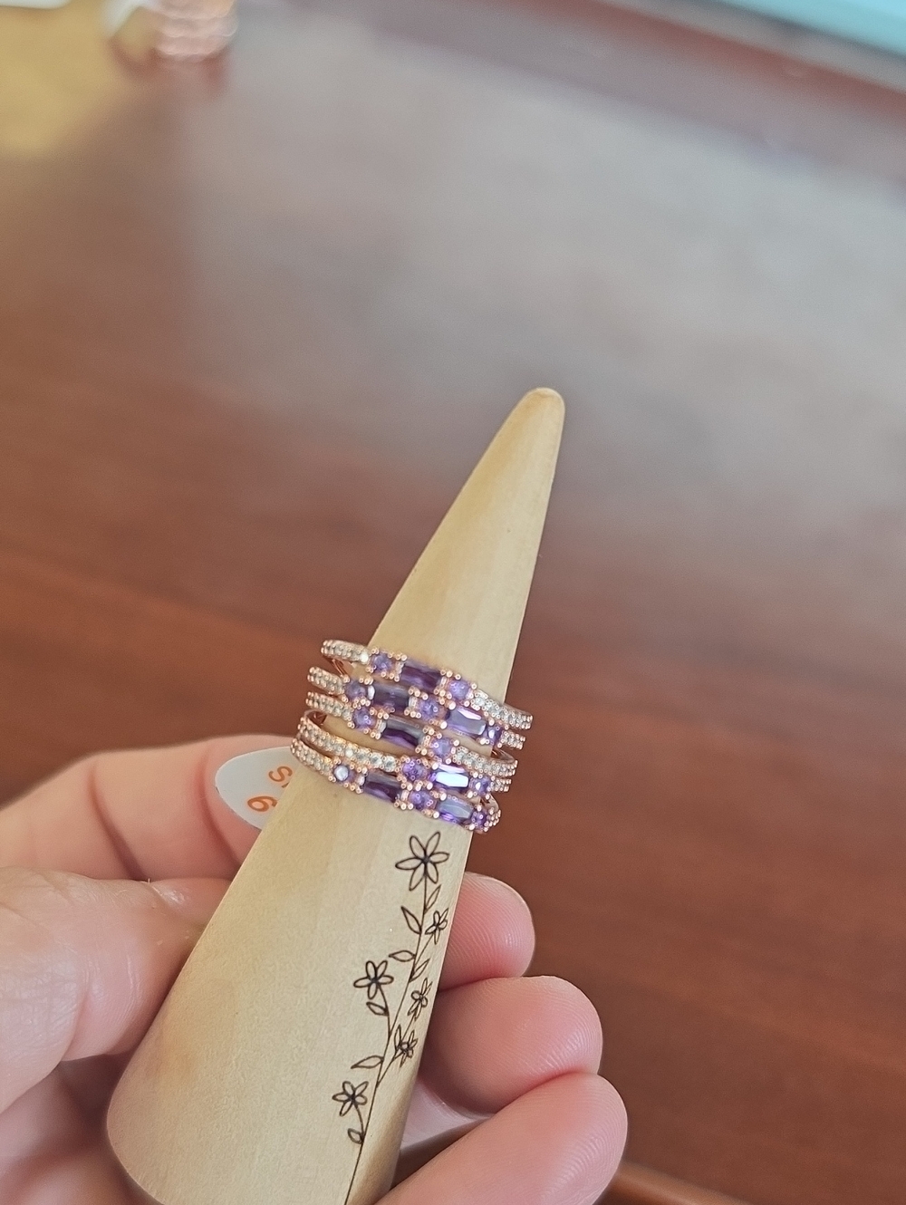 BP "Stay In Your Lane" Rose Gold Amethyst